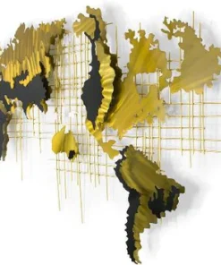 World Map 3D Wall Décor