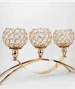 Golden Candle Stick Holder