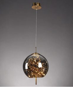 Nordic starry glass pendant lamp
