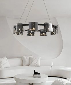 Scandinavian square chandelier