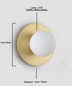 Alternative view of Vesper omni wall light