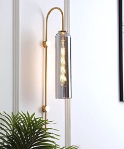 Vintage linear glass wall scone