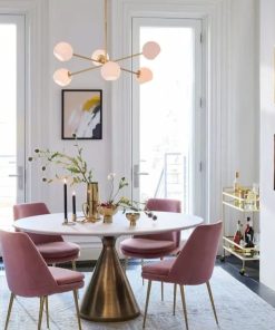 Alternative view of West elm staggered glass chandelier