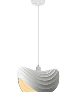 Alternative view of Sculpted Wave Pendant Collection