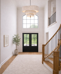 Cascade Linen Tier Chandelier