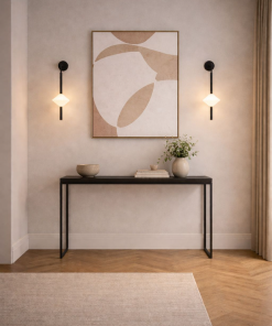 Modern Geometric Wall Lamp – Minimalist Diamond Glass Sconce