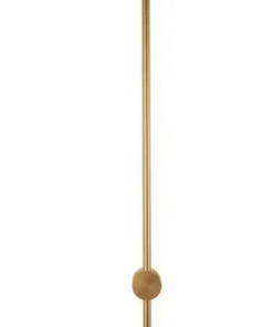Alternative view of Modern Minimalist Vertical Wall Lamp – Black and Gold Metal LED Sconce